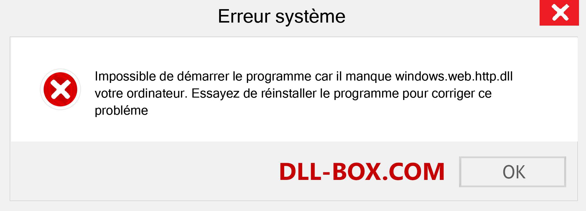 Le fichier windows.web.http.dll est manquant ?. Télécharger pour Windows 7, 8, 10 - Correction de l'erreur manquante windows.web.http dll sur Windows, photos, images